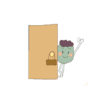 迷々（銘々）皿の和菓子ちゃん（個別スタンプ：13）