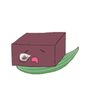 迷々（銘々）皿の和菓子ちゃん（個別スタンプ：17）