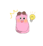 迷々（銘々）皿の和菓子ちゃん（個別スタンプ：19）