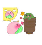 迷々（銘々）皿の和菓子ちゃん（個別スタンプ：21）