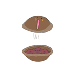 迷々（銘々）皿の和菓子ちゃん（個別スタンプ：29）