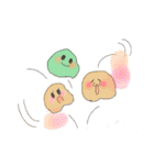 迷々（銘々）皿の和菓子ちゃん（個別スタンプ：37）