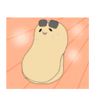 迷々（銘々）皿の和菓子ちゃん（個別スタンプ：39）