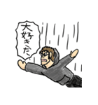 顔が濃いスタンプ（個別スタンプ：12）