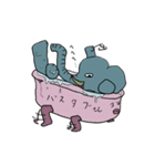 ぞうさんと山中さん（個別スタンプ：11）