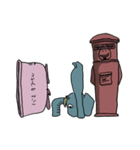 ぞうさんと山中さん（個別スタンプ：36）