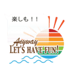 吹き出し＆アルファベット [西海岸スタイル]（個別スタンプ：3）