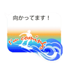 吹き出し＆アルファベット [西海岸スタイル]（個別スタンプ：4）