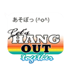 吹き出し＆アルファベット [西海岸スタイル]（個別スタンプ：7）