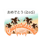 吹き出し＆アルファベット [西海岸スタイル]（個別スタンプ：8）