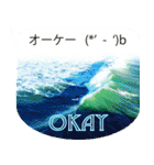 吹き出し＆アルファベット [西海岸スタイル]（個別スタンプ：10）