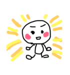 線画でゆるゆるくん（個別スタンプ：20）