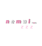 なんだかロゴっぽい文字スタンプ（個別スタンプ：6）