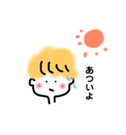 ぱつきん少年。（個別スタンプ：8）
