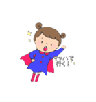 ほんわかgirl（個別スタンプ：3）