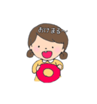 ほんわかgirl（個別スタンプ：8）
