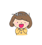 ほんわかgirl（個別スタンプ：15）