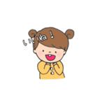 ほんわかgirl（個別スタンプ：16）