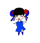 チャイナドレスルル（個別スタンプ：7）