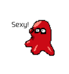 たこたこのドット絵風スタンプ（個別スタンプ：28）