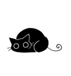 まんまる黒猫（個別スタンプ：13）