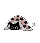 まんまる黒猫（個別スタンプ：16）