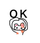 ハムスターと動物ちゃん（個別スタンプ：11）