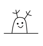 ヌルっとした鹿と仲間たち（個別スタンプ：4）