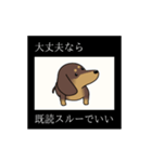 犬好きが作ったらこれができた。ダメ？ 3（個別スタンプ：8）