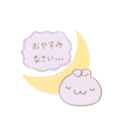 毎日使える。色えんぴつ  ゆるふわうさぎ（個別スタンプ：2）