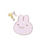 毎日使える。色えんぴつ  ゆるふわうさぎ（個別スタンプ：14）