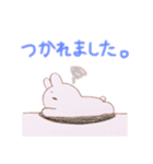 毎日使える。色えんぴつ  ゆるふわうさぎ（個別スタンプ：22）
