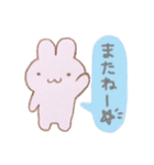 毎日使える。色えんぴつ  ゆるふわうさぎ（個別スタンプ：31）