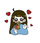 きらきらおめめの女の子（個別スタンプ：14）
