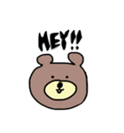 愛くるしいどうぶつたち！（個別スタンプ：1）