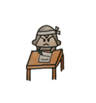くせのすくないさる。（個別スタンプ：34）