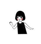 Moちゃんと猫と兎（個別スタンプ：1）