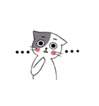 Moちゃんと猫と兎（個別スタンプ：21）