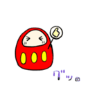 ほのぼのだるまさん♬（個別スタンプ：3）