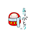 ほのぼのだるまさん♬（個別スタンプ：4）