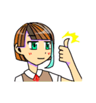 パーフェクトガールズコレクション（個別スタンプ：5）