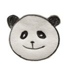 手書き パンダ 動物（個別スタンプ：5）