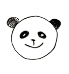 手書き パンダ 動物（個別スタンプ：6）