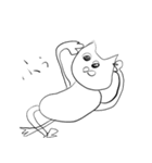 雑なねこっぽいやつ（個別スタンプ：8）