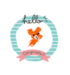 くまのもじょ（個別スタンプ：3）