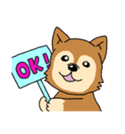 ☆柴犬リクのスタンプ☆（個別スタンプ：16）