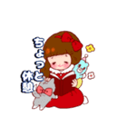 ほんよみちゃん（個別スタンプ：3）