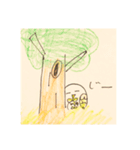 ふくろうとリス（個別スタンプ：4）