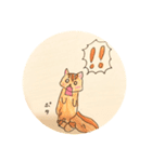 ふくろうとリス（個別スタンプ：5）