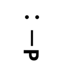 顔文字英語圏（個別スタンプ：6）